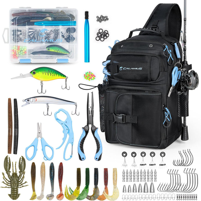 GearMaster Fishing Sling Tackle Bag & Tool Set
