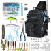GearMaster Fishing Sling Tackle Bag & Tool Set