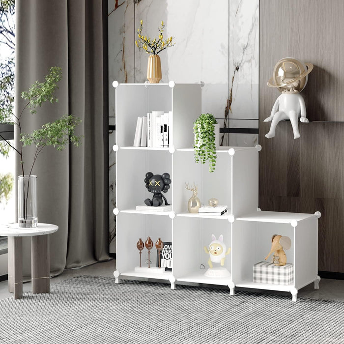 Closet Organizers and Storage, 6 Cube Storage Organizer, White