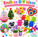 Arts and Crafts Supplies for Kids - Toddler DIY School Craft Set