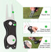 Golf Towel Kit, Foldable Divot Tool with Magnetic Ball Marker & Club Groove Cleaner Brush, Microfiber Waffle Golf Towel with Clip,Golf Accessories Men & Women