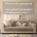 Soft Plush Faux Fur Couch Cover, Thick Warm Fuzzy Sectional Sofa Covers for 3 Cushion Couch Sofa L Sharped Sofa Non Slip Slipcover, Furniture Protector Covers for Pets(1 PCS 36"x82" Khaki)