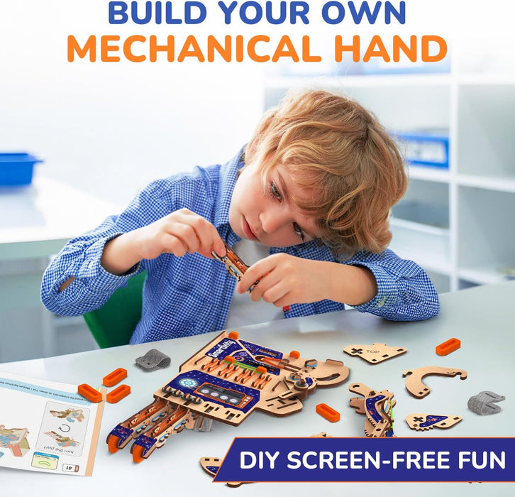 Robotic Mechanical Hand STEM Toy for Kids 8-14