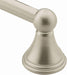 Moen Preston Brushed Nickel 24-Inch Single Wall Mounted Bathroom Towel Bar, DN8424BN