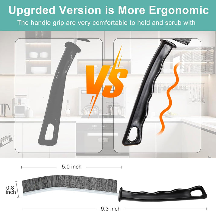 Crevice Cleaning Brush，Hard-Bristled Grout Brush，2026 New Multifunctional Gap Cleaning Brush Tool，Dead Corners Brushes f