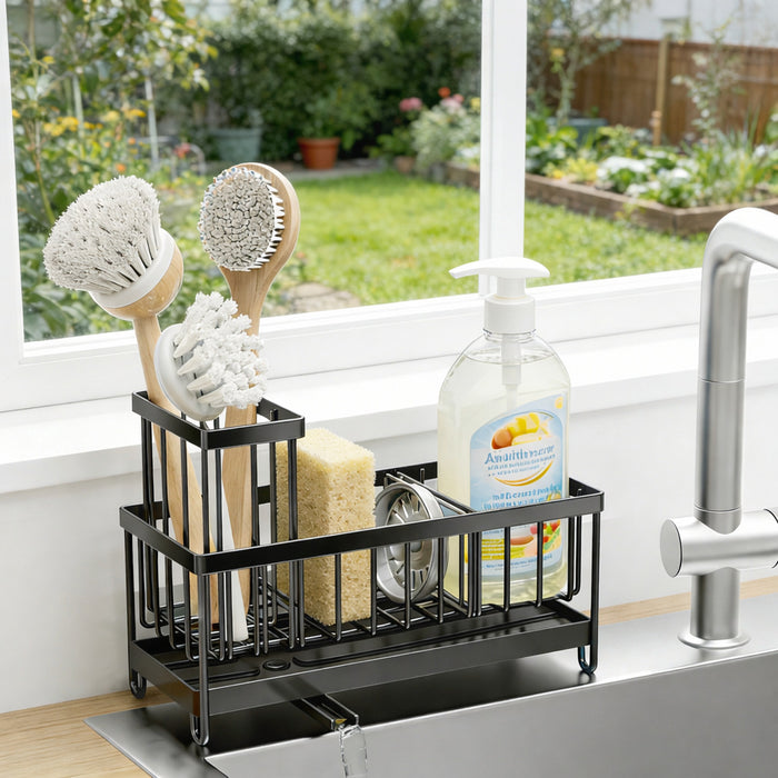Kitchen Sink Sponge and Soap Organizer