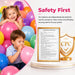 Assorted Latex Rainbow Balloons 100 Pack 12 inch