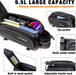 Bike Bags for Bicycle Rear Rack - 9.5L/17L/40L Hard Shell Ebike Bag