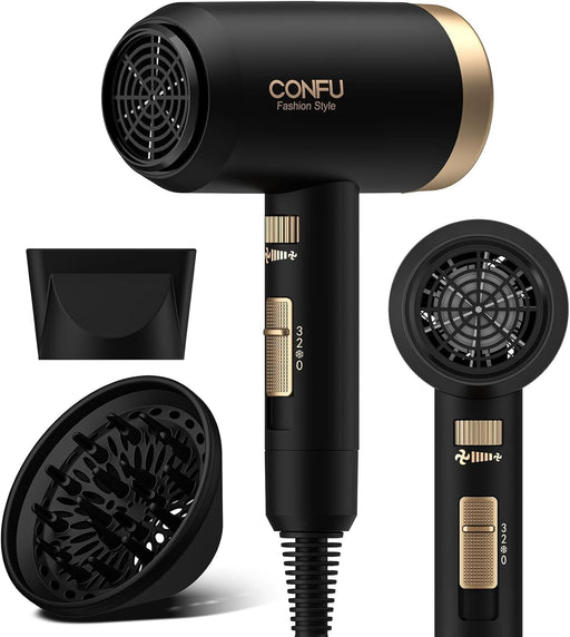 Hair Dryer,  Blow Dryer with Diffuser, 21000PRM Professional Hairdryer