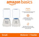 Automatic Pet Water Dispenser and Gravity Food Feeder Set for Cat and Dog, Easy to Clean, 152fl.oz food feeder, 135.3fl.