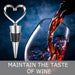 3PCS Wine Stopper Reusable Wine Stoppers Heart Shape Wine Beverage Bottle Stopper Bottle Cover Wine Outlet Cap for Wine 