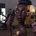 Incense Holder,Black Woman Smoking Head Incense Burner, Sophisticated and Elegant Headscents-Head Incense Burner,Desk Decor Suitable for Bedroom and Living Room (Eyes Closed)