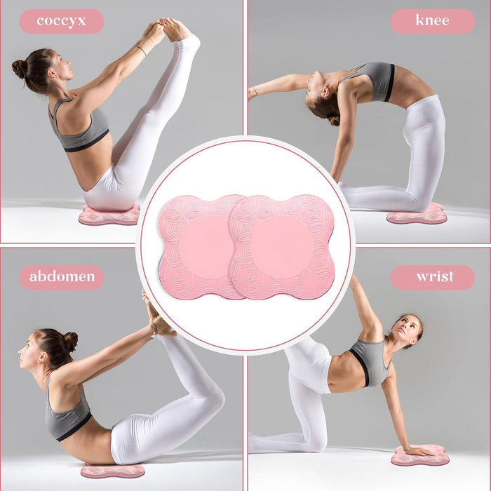 2-4 Pack Yoga Knee Pads, TPE Cushion for Pilates Exercise