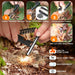Survival Fire Starter, 4 Inch Ferro Rod, Flint Fire Starters