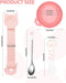5 PCS Cat Food Can Covers Lids Set, Silicone Pet Food Can Lids with Multi-Function Cat Food Spoon and Opener, Cat Bar Sq