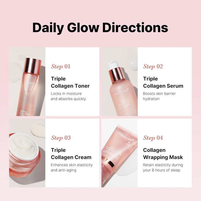 Glass Skin Collagen Trial Kit - Mini Skincare Set