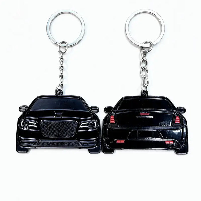 2-Sided Dodge Charger Keychain Key Ring - Automotive Car Exterior Decoration Accessory, Unique Gift for Car Enthusiasts