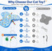 Interactive Cat Toys for Indoor Cats, Hide and Seek, 3 Smart Modes, 2500mAh