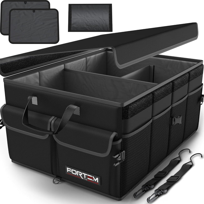 Trunk Organizer - Foldable Car Organizer & Storage for SUVs & Trucks