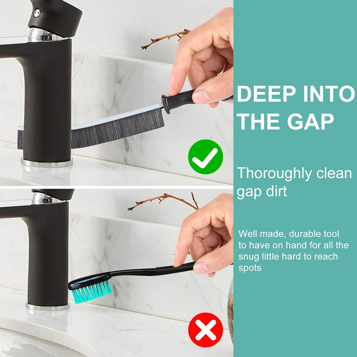 Crevice Cleaning Brush，Hard-Bristled Grout Brush，2026 New Multifunctional Gap Cleaning Brush Tool，Dead Corners Brushes f