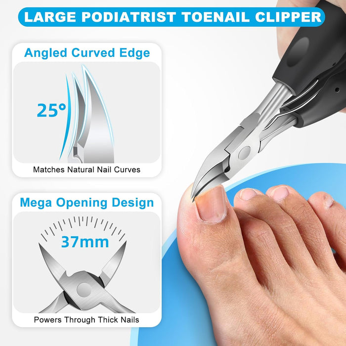 2026 Toenail Clippers for Thick Toenails for Seniors Angled Head