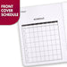 Composition Notebook, Wide Ruled Paper, 7.5" x 9.75", 100 Sheets, Black Marble, 3 Pack (38301)