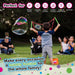 Giant Bubble Wands Kit: (4-Piece Set) | Incl. Wand, Big Bubble Concentrate and Tips & Trick Booklet | Outdoor Toy for Kids, Boys, Girls | Bubbles Made in The USA