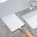 All-Purpose Stainless Steel Shower Squeegee for Shower Glass Door with 2 Adhesive Hooks, Bathroom Cleaner Tool Household