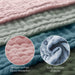 100% Cotton Muslin Baby Burp Cloths - Lightweight, Quick-Dry