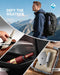 Windproof Travel Umbrella for Rain, Withstand 85MPH Winds, 52 Inch Automatic Reverse Fold Umbrellas Easy Auto Open Close