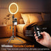 10" Ring Light with 55" Extendable Tripod Stands and Phone Holder