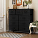 9 Drawer Black Dresser for Bedroom, Closet Organizer Storage Tower