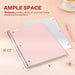 Spiral Notebooks, 1-Subject, 5 Pack, College Ruled Paper, 8" x 10-1/2", 70 Sheets per Notebook,3-Hole Punched Paper, Pin