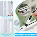 16Pcs Crevice Cleaning Brush Set, Hard Bristle Scrub Brushes for Gaps