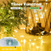 4 Pack Fairy Lights Battery Operated 16FT 50 LED String Lights Warm White