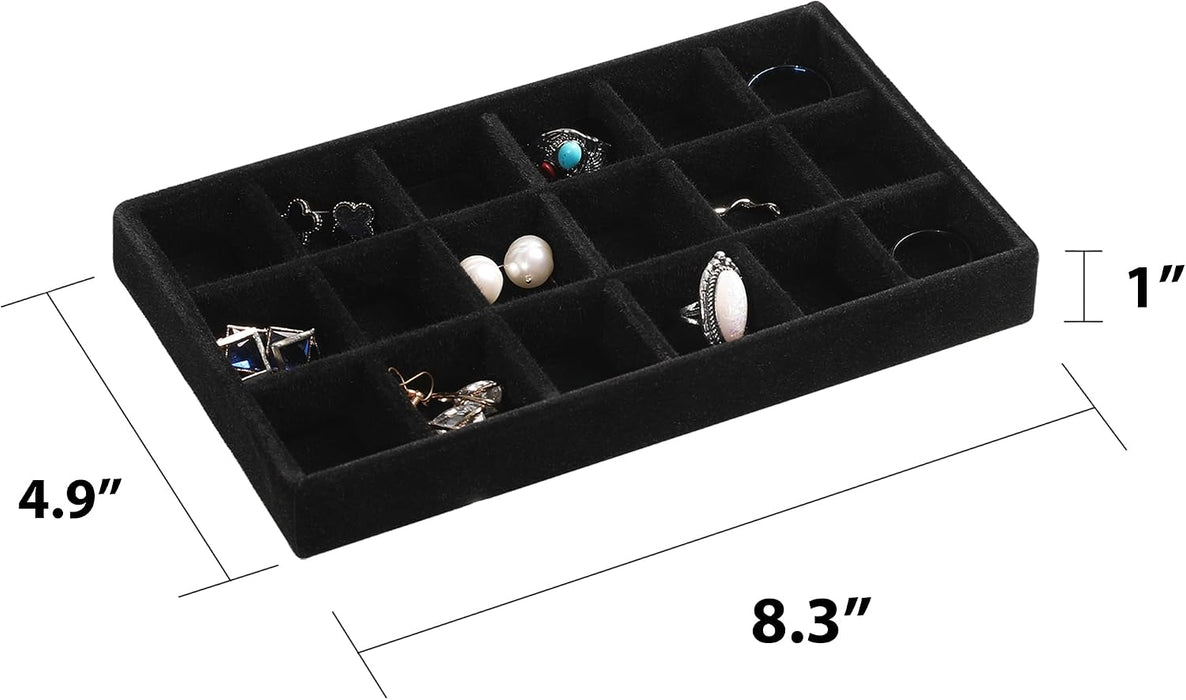 Jewelry Trays for Drawer,Set of 9 Jewelry Organizer and Storage