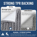 Bathroom Rugs 30X20, Extra Soft Rubber Backing Chenille Bath Mats