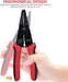 WG-015 Professional Wire Stripper, Wire Cutter and Wire Crimper 8-inch