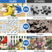 500 Pieces Puzzle for Adults,Birds Bath Flower Fence Puzzle,Recycled Cardboard Animals Jigsaw Puzzle 500 Pieces,Challeng
