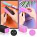 Manicure Tools Kit Nail Care Kit with 3 pcs Files, 2 pcs Buffer Blocks, 2 Polishing Buffers, Cuticle Nipper, Pusher and 