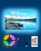 TV Backlight 55 inch, 11.5Ft Led Strip Lights USB Powered with Remote -Curve Design Sync on/Off with TV, Changing LED Ba