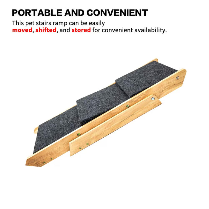 Foldable Three-Level Pet Stairs