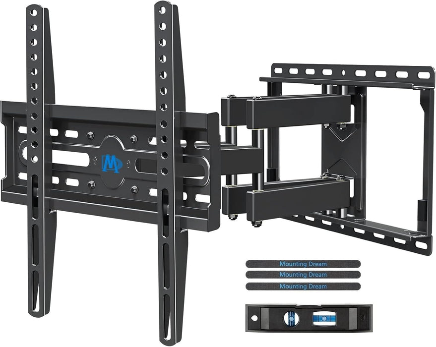 Full Motion TV Wall Mount for 32-70 Inch TVs up to 110lbs