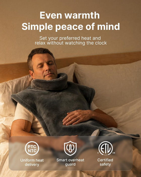 Heating Pad for Back, Christmas Gift for Women, FSA Eligible HSA