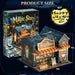 3D Puzzles for Adults,Halloween Magic Store Model Miniature House Kit,3D Paper Puzzle Open-Style Build for Adults Room Home Decor DIY Building House,Halloween Birthday Fun Gifts for Family and Friends