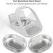 Stainless Steel Bowl for Automatic Microchip Cat Pet Feeder, Sealing Ring Design for Keeping Food Fresh and Reducing Odo