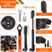 Bicycle Repair Bag With Tire Pump, Portable Tool Kit for Camping Travel - Bike Glueless Patches, Maintenance Essentials 