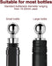Wine Stoppers for Wine Bottles 3Pcs Vacuum Wine Bottle Stopper with Silicone Reusable Wine Corks, Leak proof Keep Fresh 