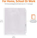 Sheet Protectors for 3 Ring Binder, Lightweight, Acid-Free, Clear Plastic Sleeves, Letter Size, 8.5 x 11 Inch, 100-Pack