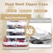 Clear Zipper Pouches, Hard Shell Zipper Case (M+3S)